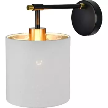 Бра Escada Adagio 10186/1A 1x60Вт E27, металл/ткань, черный/белый