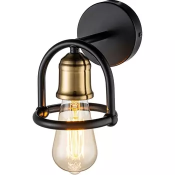 Бра Escada Lamda 659/1A 1x40Вт E27, металл, чёрный/бронза