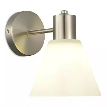 Бра Evoluce Arki SLE1561-101-01 Никель/Белый E27 1*60W