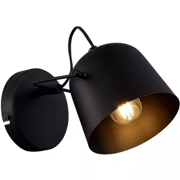 Бра Evoluce Blank SLE1805-401-01 Черный/Черный E27 1*40W