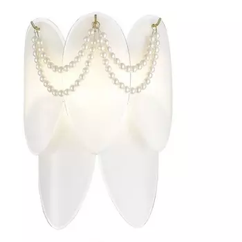 Бра Evoluce Roomi SLE1651-201-02 Золотистый/Молочно-Белый E14 2*40W