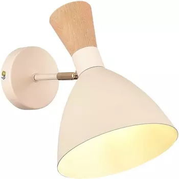 Бра Evoluce SLE1256 SLE1256-501-01 Бежевый/Бежевый, Светлое дерево, Золотистый E14 1*40W