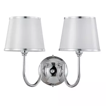 Бра FAVOR AP2 CHROME (Crystal Lux)