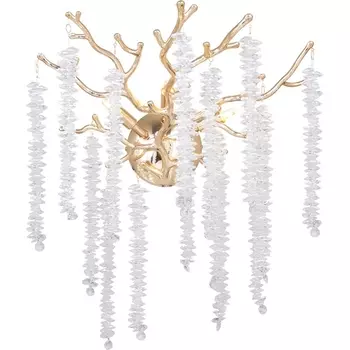 Бра хрусталь Freya Mineral FR1010WL-03G форма ветки