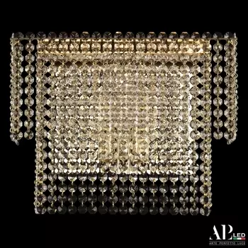 Бра хрустальное APL LED Sicilia SH500.B3.35-27.A.Gd.E14