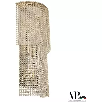 Бра хрустальное APL LED Sicilia SH500.B4.35-70.A.Gd.E14