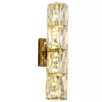 Бра хрустальное Delight Collection Wall lamp A06W/4 gold/clear DeLight Collection