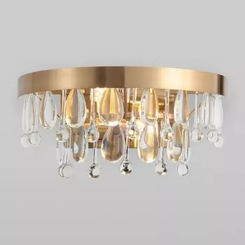 Бра хрустальное Eurosvet Sophie 60165/2 латунь