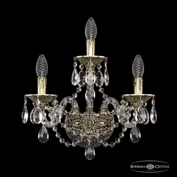 Бра хрустальное Ivele Crystal 16106B/2+1/141 GB (Bohemia)