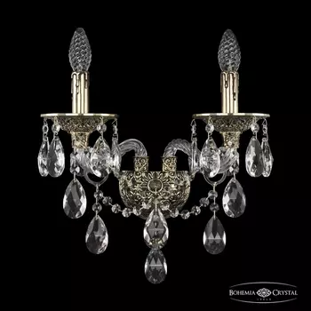 Бра хрустальное Ivele Crystal 16115B/2/165/XL GB (Bohemia)