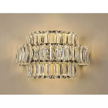 Бра хрустальное светодиодное 8243/A Newport 8240 chrome