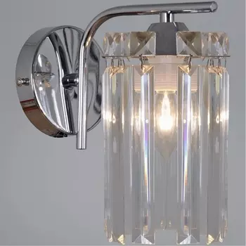Бра хрусталь ILLUMICO IL3566-1WSQ-24 CR LYRA