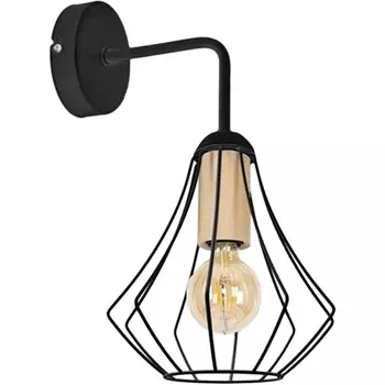 Бра Imex MD.9051-1-W-BK+WOOD