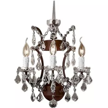 Бра хрусталь L'Arte Luce Rococo L27923.65 подсвечник с подвесками