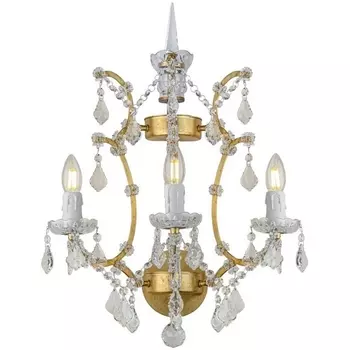 Бра хрусталь L'Arte Luce Rococo L27923.90 подсвечник с подвесками