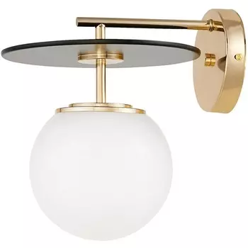 Бра Lumina Deco Dalton LDW 7014-1 GD+BK в форме шара