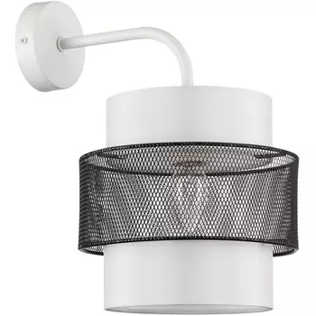Бра Lumion Animaisa 8002/1W белый, черный металл/металл, текстиль Е27 60W 220V