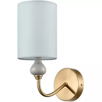 Бра Lumion Anri 6590/1W латунь/мятный зеленый, металл, керамика/текстиль E14 1*40W 220V