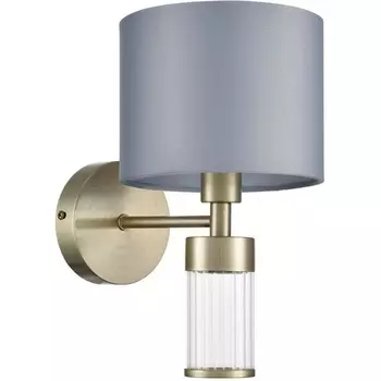 Бра Lumion Damona 8108/1W латунь титаниум/серый, металл/текстиль/стекло E14 40W 220V