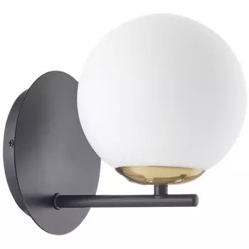 Бра с вилкой Lumion Dexter 6500/1W черный, бронза E14 1*40W 220V в форме шара