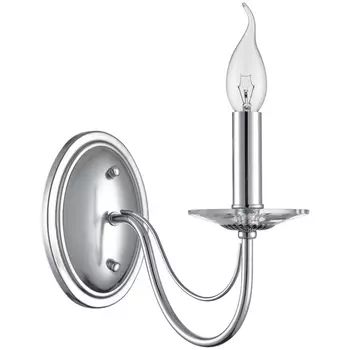 Бра Lumion Incanto 8034/1W металл/стекло, хром/прозрачный E14 1*40W 220V подсвечник