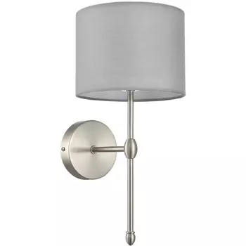 Бра Lumion Latti 8262/1W металл/текстиль, никель/серый E14 1*40W 220V