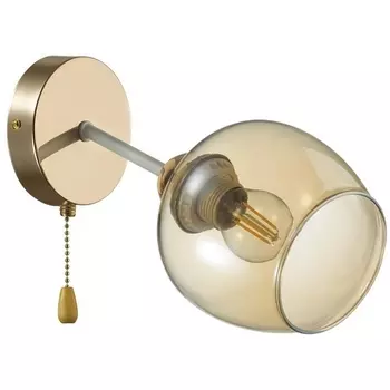 Бра Lumion Odell 5650/1W белый, золотой E27 1*60W 220V