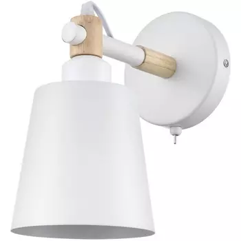 Бра Lumion Rosalina 8097/1W белый/белый металл, дерево/металл Е27 1*60W 220V