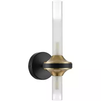 Бра Lumion Tamaresa 8112/2W черный/бронза/прозрачный, металл/стекло G9 2*30W 220V
