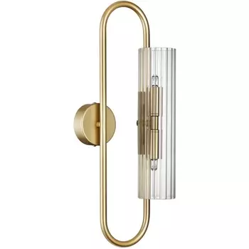 Бра Lumion Toronto 6560/2W золотой/прозрачный/металл/стекло G9 2*20W 220V