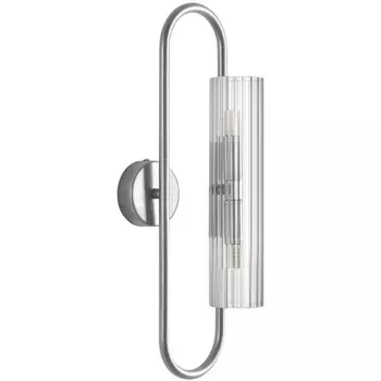 Бра Lumion Toronto 8258/2W серебро/прозрачный, металл/стекло G9 2*20W 220V
