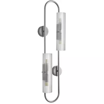 Бра Lumion Toronto 8258/4W серебро/прозрачный, металл/стекло G9 4*20W 220V