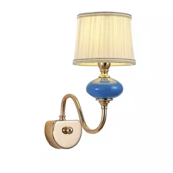 Бра Lumien Hall Макей 1031/1W-GD-PBL-WT