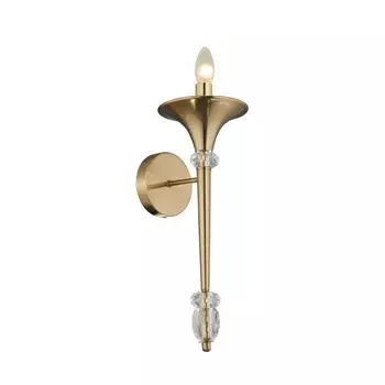 Бра Crystal Lux MIRACLE AP1 BRONZE подсвечник