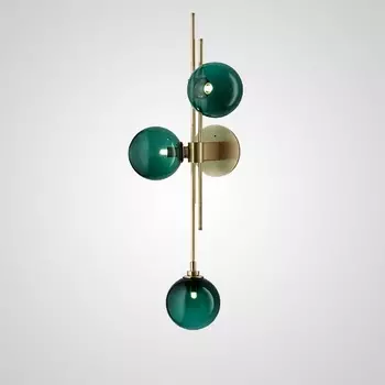 Настенный светильник (бра) Motel Зеленый ImperiumLoft Motel01 (140885-26)