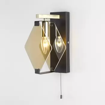 Бра настенное 60126/1 черный (60116/1) Eurosvet Aragon