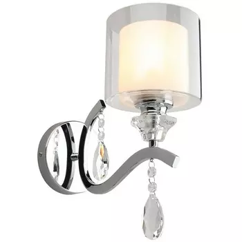 Бра хрусталь настенное Omnilux Bollate OML-70901-01 с подвесками