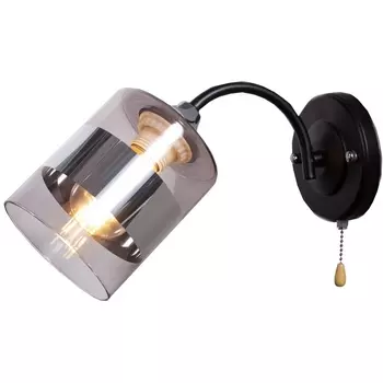 Бра настенное MD.0877-1-W BK+CH (Imex)