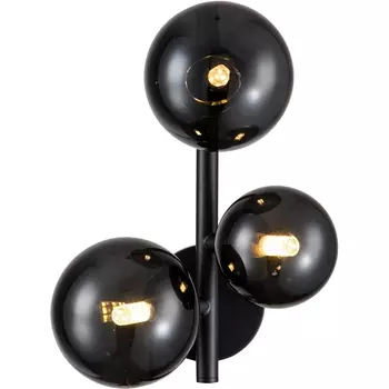 Бра настенное (11018/3W Black) Indigo MOLECOLA V000198 в форме шара
