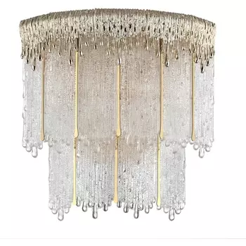 Бра светодиодное Odeon Light Cleo 5091/20WL золотой/прозрачный/стекло LED 20W 3700K