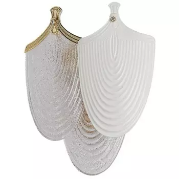 Бра Odeon Light Porcela 5051/3W золото/белый/прозрачный/металл/фарфор/стекло G9 3*40W PORCELA