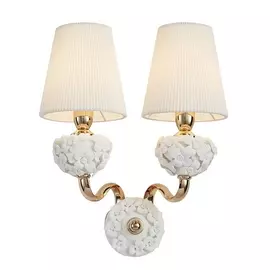 Бра Плисанс 1032/2W-GD-WT (Lumien Hall)