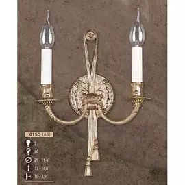 Бра премиум 015Q/2 AB (Riperlamp)