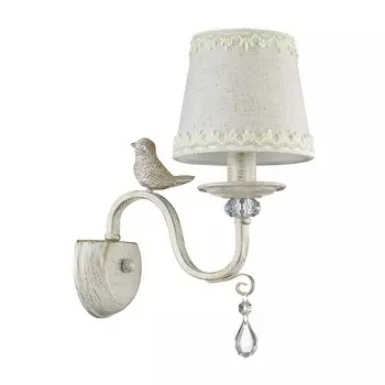 Бра с птичками хрусталем Freri 3404/1W (Lumion)