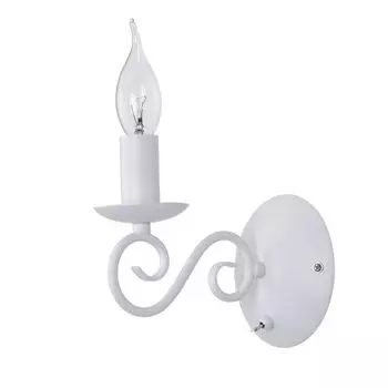 Бра с выключателем Arte Lamp Isabel A1129AP-1WH