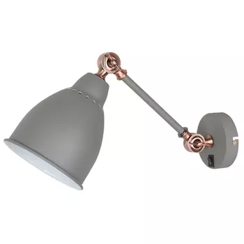 Бра с выключателем Arte Lamp BRACCIO A2054AP-1GY