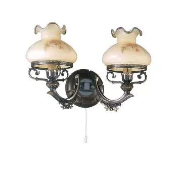 Бра с выключателем A.2812/2 Reccagni Angelo 2812 A 2812/2 с цветами