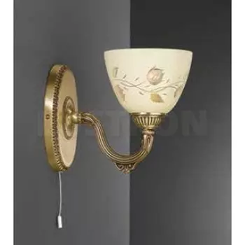 Бра с выключателем A.6258/1 Reccagni Angelo 6258 A 6258/1 листья