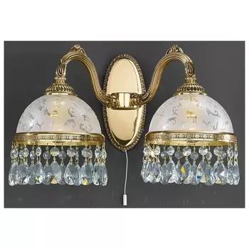 Бра с выключателем A.6300/2 Reccagni Angelo 6300 A 6300/2