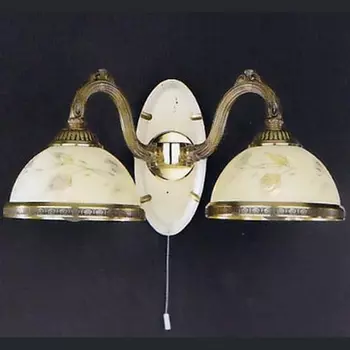 Бра с выключателем A.6908/2 Reccagni Angelo 6908 A 6908/2 листья